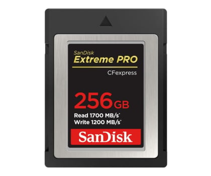 Karta pamięci CFexpress Sandisk 256GB Extreme PRO CFexpress 1700/1200 MB/s